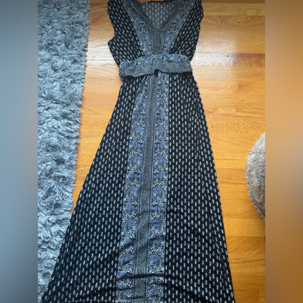 Maxi Long Length Patterned Dress